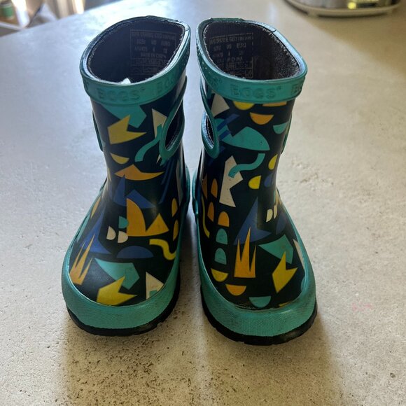 Bogs Rain Boots Sz 4 - Picture 1 of 4